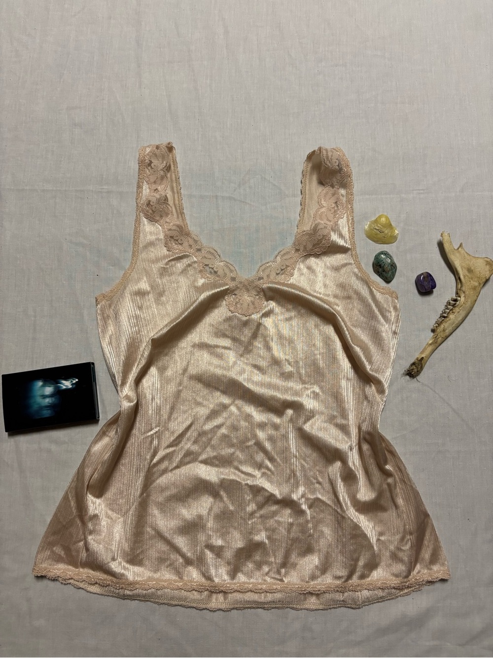 Vintage JCPenny Blush Lace Camisole